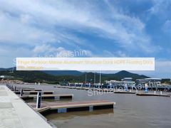 Finger Pontoon Marine Aluminum Structure Dock HDPE Floating Dock Pier Pontoon