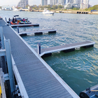 Customized Aluminum Alloy Floating Dock Marine Parts Lake Boat Pontoon