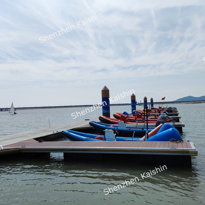 Marina Dock Aluminum Alloy 6061 T6 Floating Dock Design Yacht Ship Floating Pontoon Bridge With Mooring Cleats Fenders