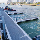 Aluminum Alloy 6061 T6 Marine Floating Docks For Boat Yacht Dock Pontoon Walkway