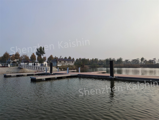 Marine Durable Aluminum Floating Dock Waterproof WPC Decking Finger Dock