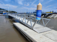 Long Lasting Floating Dock Aluminum Gangways Plastic Wood Deck Floating Pontoon