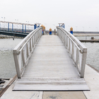 Durable Marine Aluminium Gangway , 300kgs/Sqm Floating Pontoon Bridge