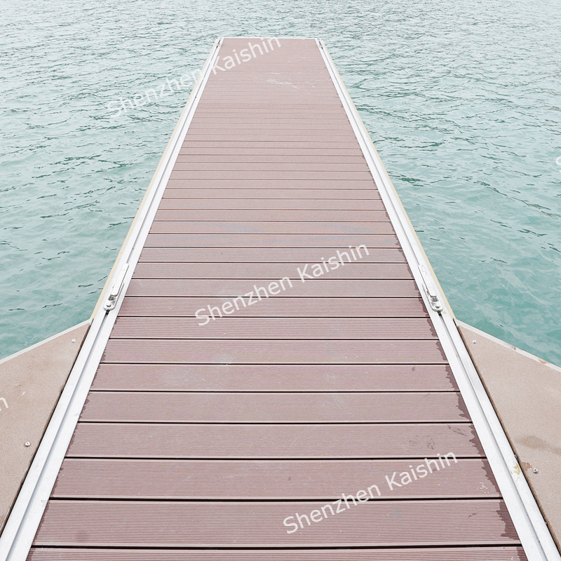 Marine Gangway Aluminum Floating Pontoon Dock Commercial Dock Pier 15mm