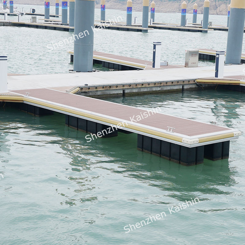 Custom Aluminum Finger Dock with Anti-Slip Surface for Marinas